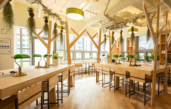 코워킹 오피스 공간(사진=소셜벤처허브)