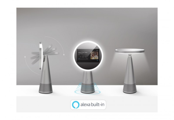 CES 2020 스마트홈 부문에서 혁신상을 수상한 ICON.AI의 알렉사가 탑재된 스마트 메이크업 미러(Smart Makeup Mirror with Alexa Built-in)(사진=아이콘에이아이)