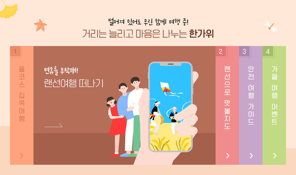 한국관광공사 특집관 홈페이지 화면(사진=한국관광공사)