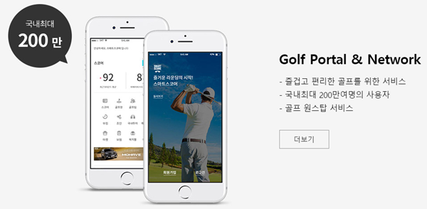 스마트스코어는 골프장과 제휴해 IT솔루션을 제공한다. / 사진=스마트스코어