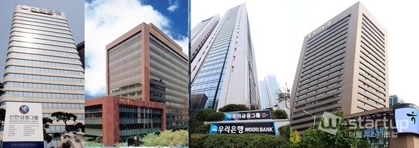 신한,우리,KB,하나금융/사진==각사