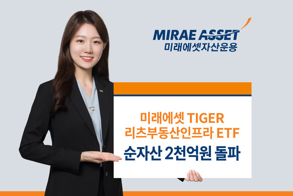 미래에셋자산운용의 리츠부동산인프라 상장지수펀드(ETF)의 순자산이 2000억원을 넘겼다. 사진=미래에셋자산운용 제공
