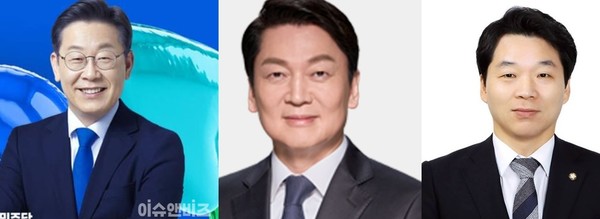 /사진=이재명, 안철수, 김병관 SNS