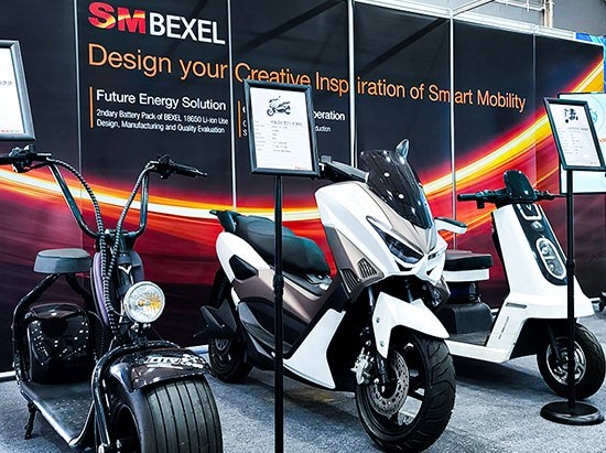 2022 영광 e-모빌리티 SM벡셀 전시 부스(SM그룹 제공)