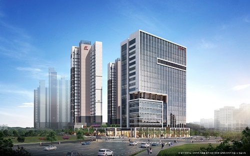 힐스테이트 동탄 르센텀 오피스 투시도/ 사진=현대엔지니어링 제공