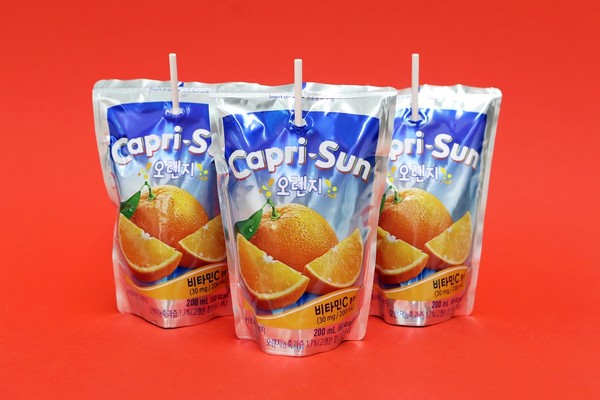 카프리썬 종이 빨대/사진=농심