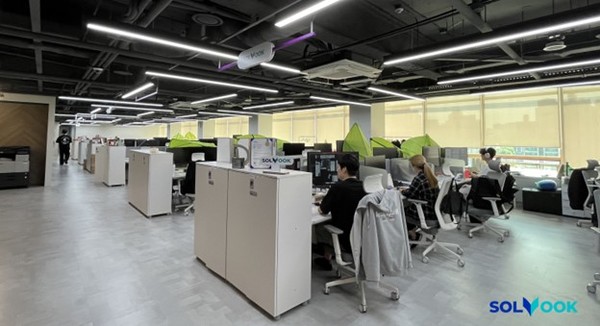 /사진= 서울 마포구 프론트원에 위치한 북아이피스 사무실 전경