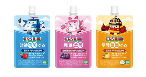 로보카폴리 주스 3종/사진=롯데웰푸드