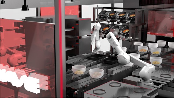 웨이브 쿠킹셀 중식당 설치 예상 이미지 /사진제공=웨이브라이프스타일테크