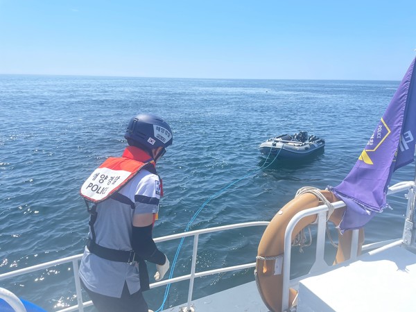 레저보트 표류사고 / 사진 = 태안해양경찰