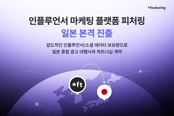 피처링 일본 진출/사진제공=피처링