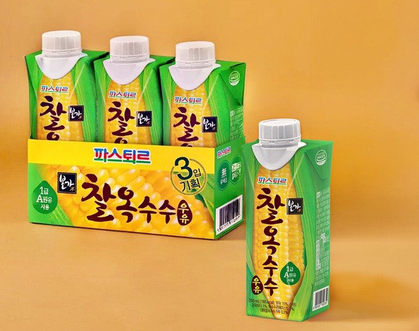 파스퇴르 본가 찰옥수수 제품 이미지/사진=롯데웰푸드