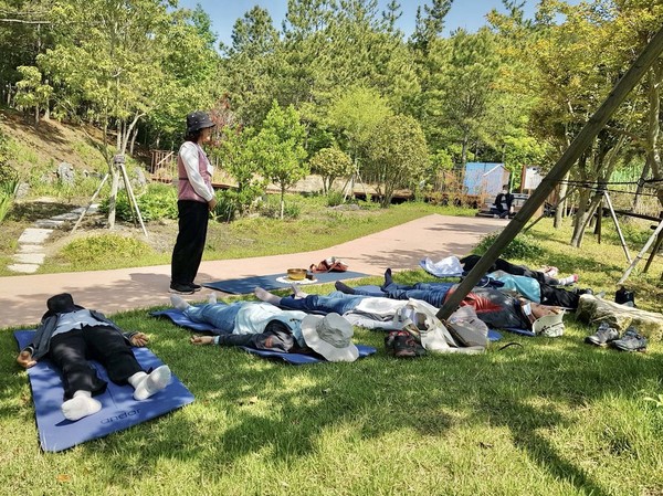 산림치유프로그램 운영 / 사진 = 무안군