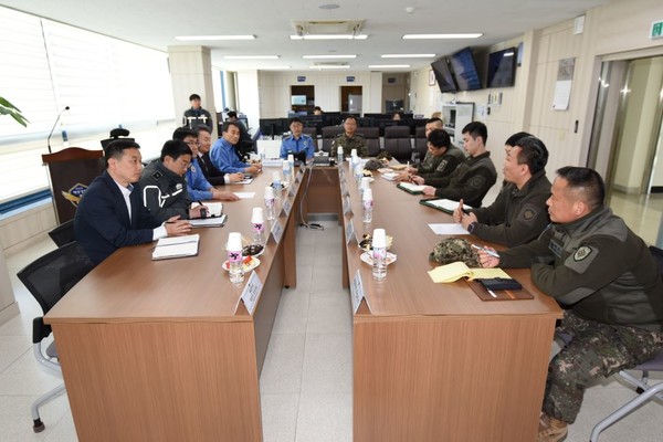 협업 프로젝트를 논의 / 사진 = 완도해양경찰