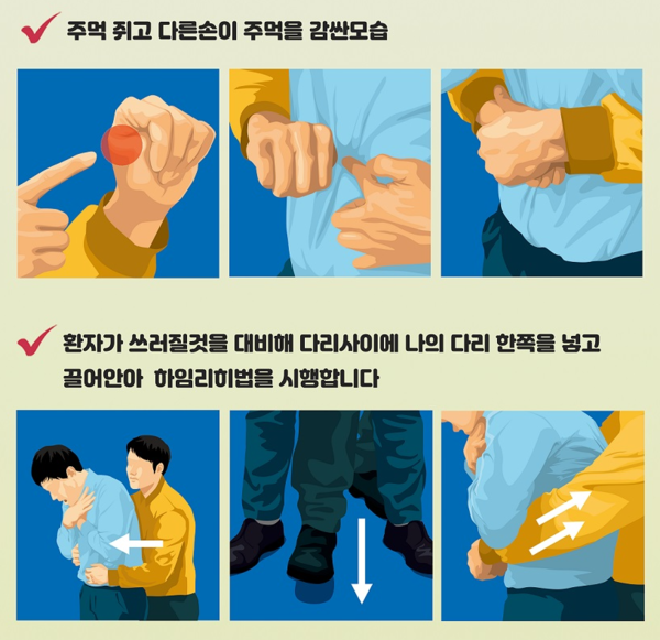 하임리히법 / 사진 = 목포해양경찰