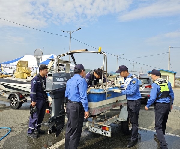 동력수상레저기구 무상점검 / 사진 = 목포해양경찰