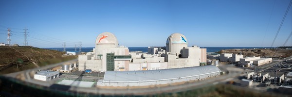 신한울 1, 2호기의 모습. 사진=한국수력원자력 제공