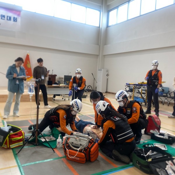 기술경연대 / 사진 = 진도소방서