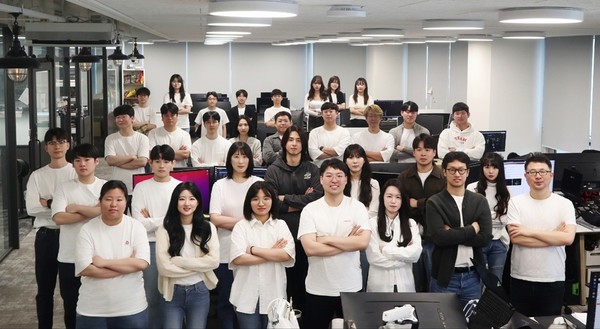 전 세계 라이다 시장에 진출하는 뷰런테크놀로지 임직원 일동 /사진제공=뷰런테크놀로지