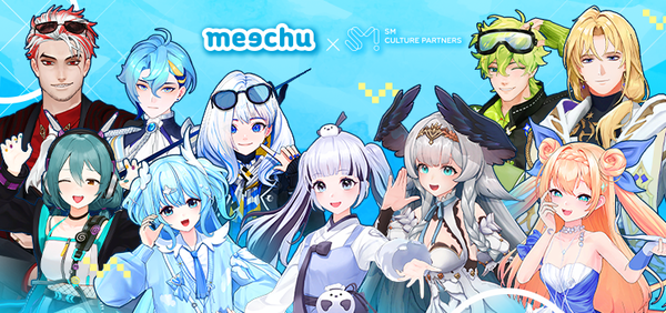 ▲스콘에서 운영하고 있는 버튜버 그룹 '미츄' 소속 버튜버 10인. /사진출처=주식회사 스콘