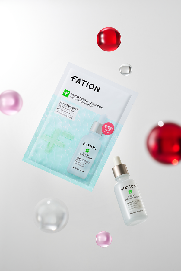 동아제약 파티온, 노스카나인 트러블 세럼 마스크팩 출시/사진=동아제약