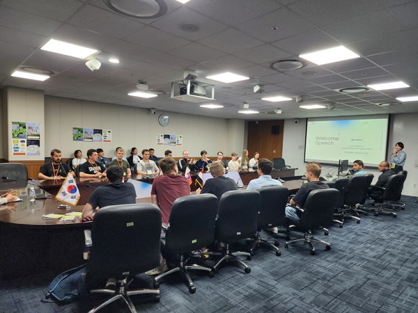 지난 10일 한국전력국제원자력대학원대학교(KINGS)에서 열린 '멘토링 프로그램' 현장의 모습. 사진=한국수력원자력 제공