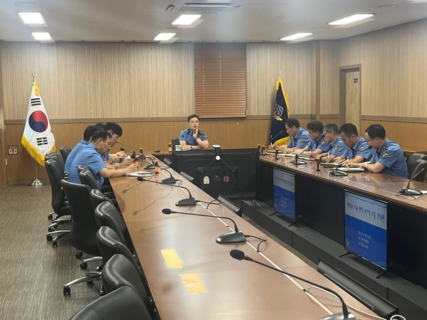 지휘관 주관 현장 부서장 소통간담회 / 사진 = 여수해양경찰