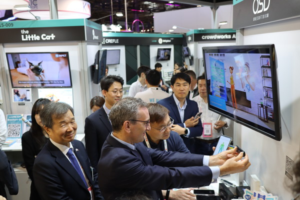 지난 23일 프랑스 파리에서 열린 '‘파리 K-테크 캠프' 현장의 모습. 사진=대한무역투자진흥공사 제공