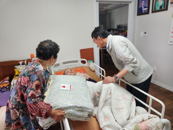 유공자 방문 / 사진 = 함평군