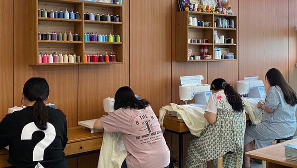 임신부 태교 프로그램 아기 담요 만들기 / 사진 = 나주시