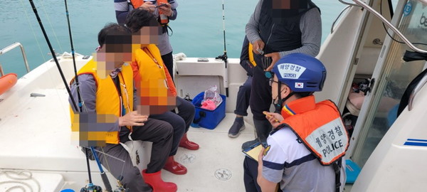 수상레저활동 집중단속 / 사진 = 완도해양경찰