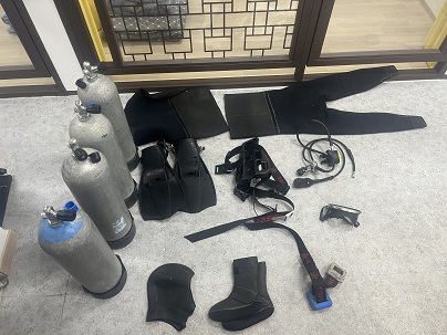 해삼 노린 불법 잠수기 조업 일당 검거 / 사진 = 태안군