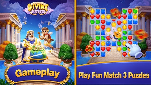  더블유게임즈, ‘디바인 매치’ 게임 이미지/사진=더블유게임즈