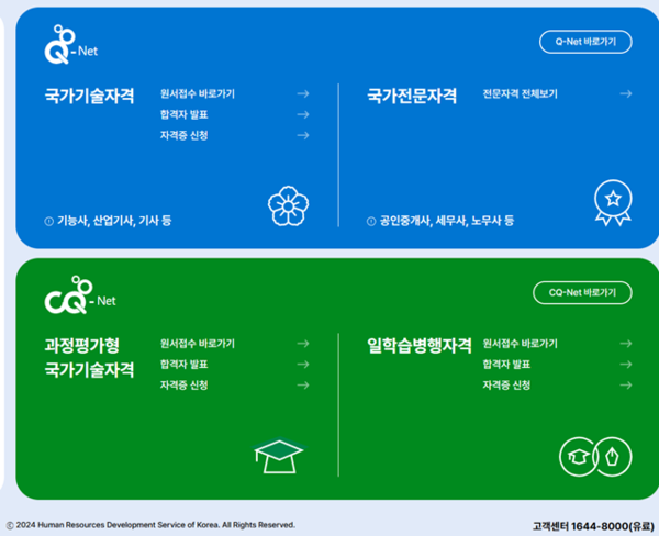 /사진=큐넷 홈페이지