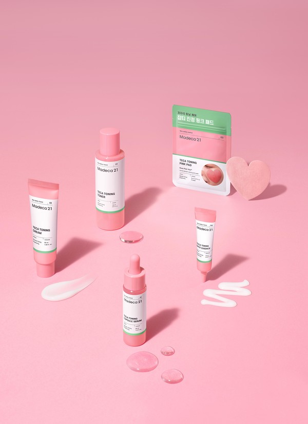        동국제약 마데카21 ’테카 토닝’ 라인/사진=동국제약