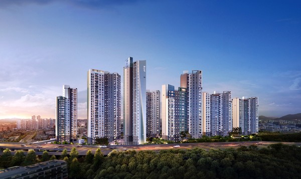    둔산 엘리프 더센트럴 투시도/사진=KT에스테이트