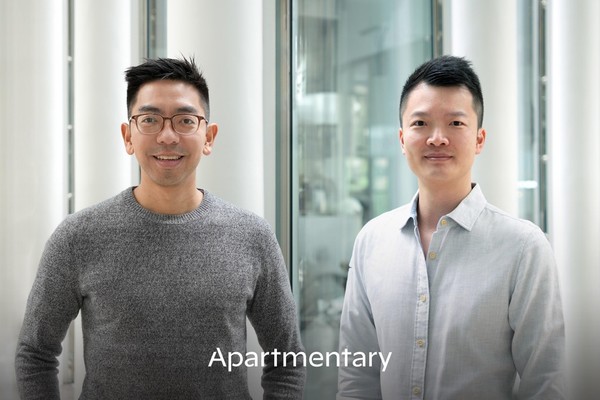 좌로부터 아파트멘터리 홍콩 아론 친 대표, 아론 차우 CPO/사진=아파트멘터리