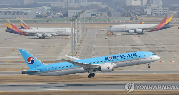 대한항공과 아시아나항공 항공기/사진=연합뉴스