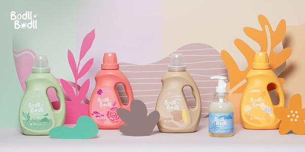 아이앤나의 유아 세제 브랜드 보들보들(BodllBodll) 이미지. /사진=아이앤나