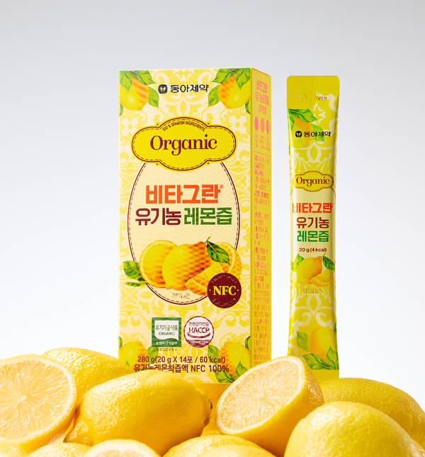'비타그란 유기농 레몬즙' 출시/사진=동아제약