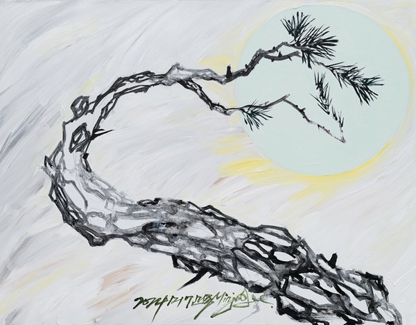 /사진=뿌리깊어라,91X116.8cm, mixed media on Canvas. 2024