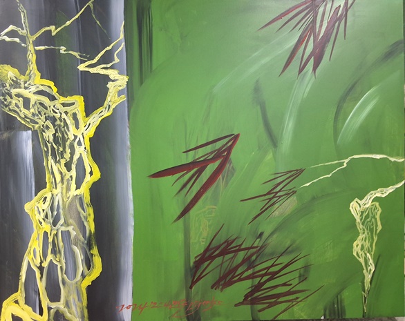 /사진=만추의 솔바람 130.3X162.2cm, 2024,Acryliic on canvas