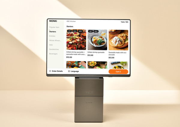 먼키테이블오더-미국향/사진=먼슬리키친