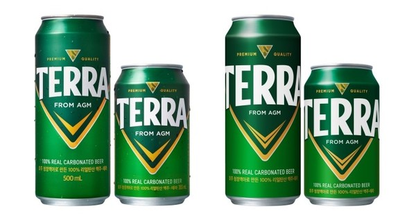 테라 패키지 새단장 전(왼쪽)과 후/사진=하이트진로