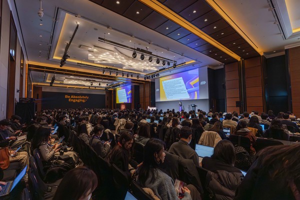  에이비일팔공이 지난 19일 서울 여의도 콘래드 호텔에서 글로벌 마케팅 컨퍼런스 ‘그로우 위드 브레이즈 서울’에 브레이즈와 함께 참여했다./사진=에이비일팔공