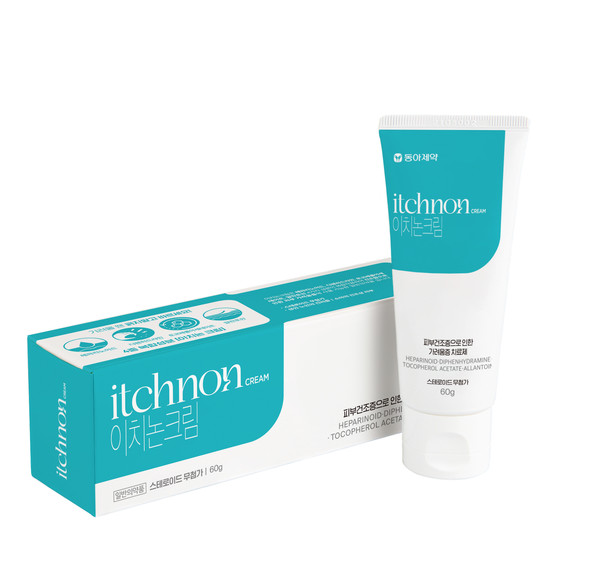 피부건조증 치료제 '이치논 크림' 패키지 리뉴얼 진행/사진=동아제약