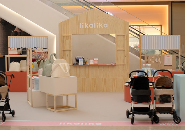 '리카리카(likalika)’ 스타필드 하남에 팝업 스토어 전경 /사진=오브젝티보
