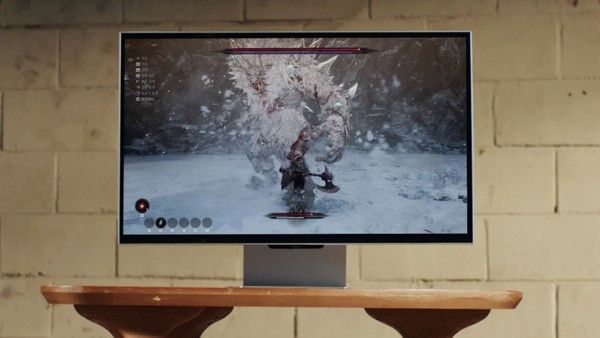 ▲ 삼성전자는 ‘퍼스트 버서커: 카잔’ 기획 단계부터 참여해 오디세이 3D에 최적화된 3D 시청 경험을 선사한다./사진=삼성전자