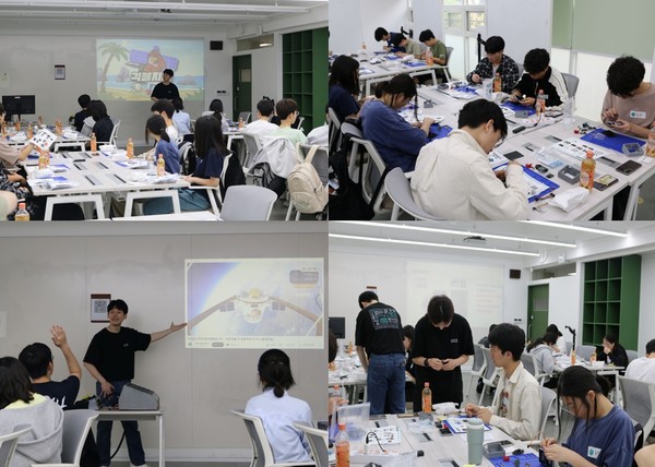 지난 22일 진행된 세종과학발명센터 '상상 챌린지 함께 메이킹' 프로그램 /사진=긱블 