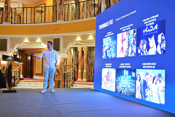 크레타 CIO (Chief Innovation Officer) 토마스 부 부사장의 발표 모습/사진=로커스체인